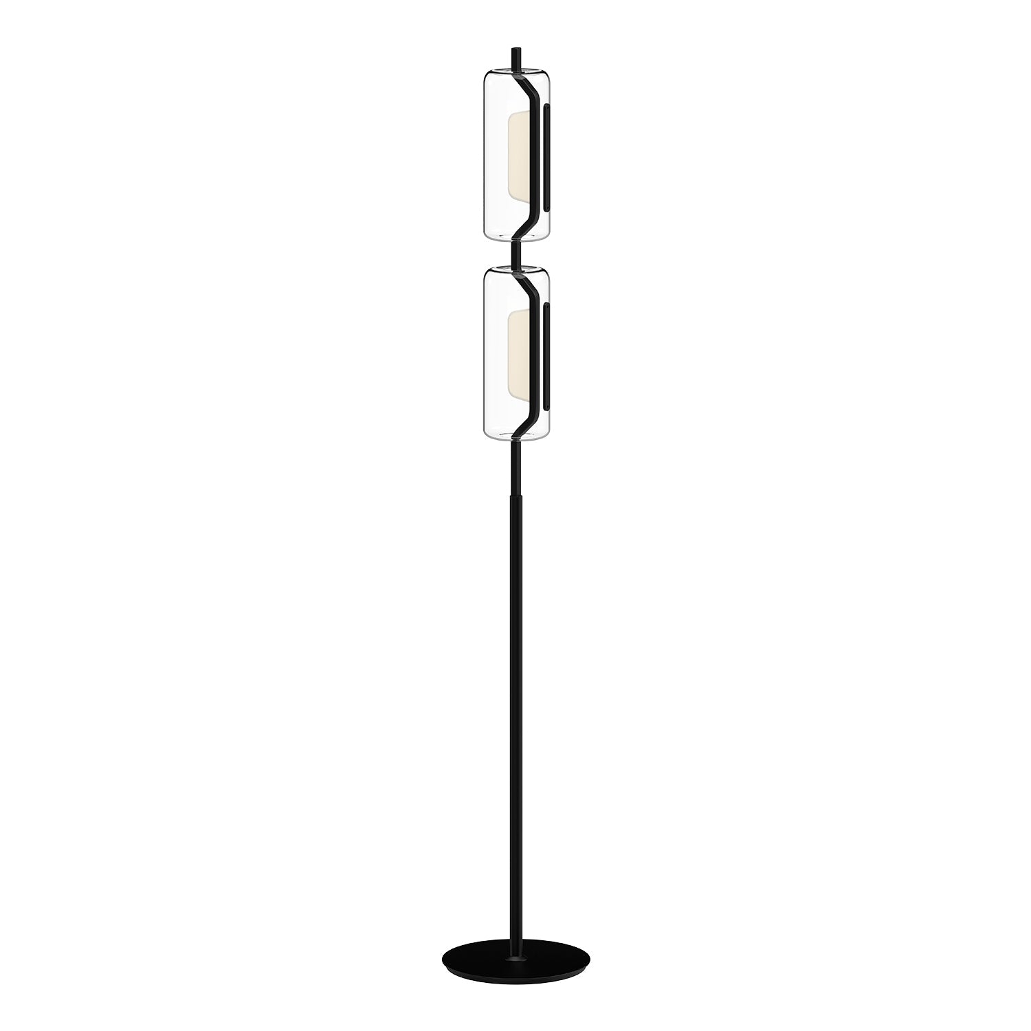 Hilo LED Floor Lamp in Black Finish | Kuzco Lighting