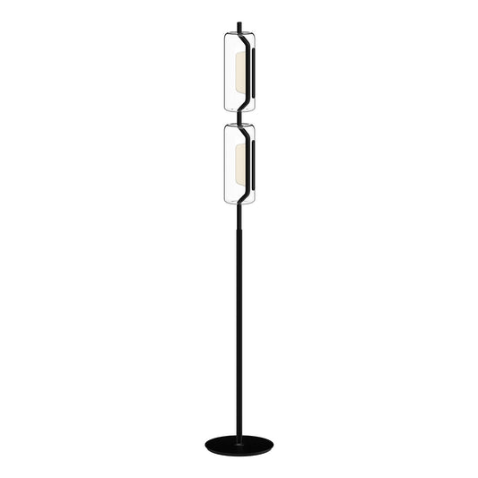 Hilo LED Floor Lamp in Black Finish | Kuzco Lighting