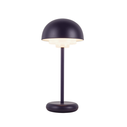 Hinata LED Table Lamp in Navy Blue Finish | Kuzco Lighting