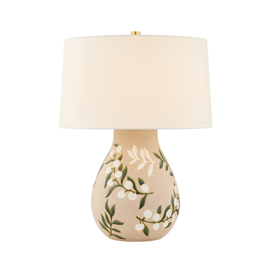 Maeve Table Lamp by Mitzi - Aged Brass Finish
