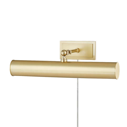 Holly Plug-In Picture Light by Mitzi - Aged Brass Finish