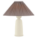 Rhea Table Lamp With Gingham Brown Shade by Mitzi