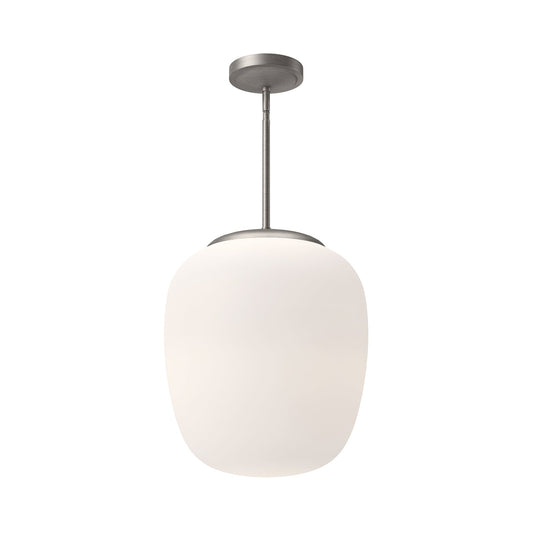 Holden 14-in Brushed Nickel/Opal Matte Glass 1 Light Pendant by Alora Lighting | PD541014BNOP | Alora Lighting