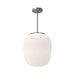 Holden 14-in Brushed Nickel/Opal Matte Glass 1 Light Pendant by Alora Lighting | PD541014BNOP | Alora Lighting