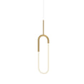 Load image into Gallery viewer, Huron LED Pendant in Brushed Gold Finish | Kuzco Lighting
