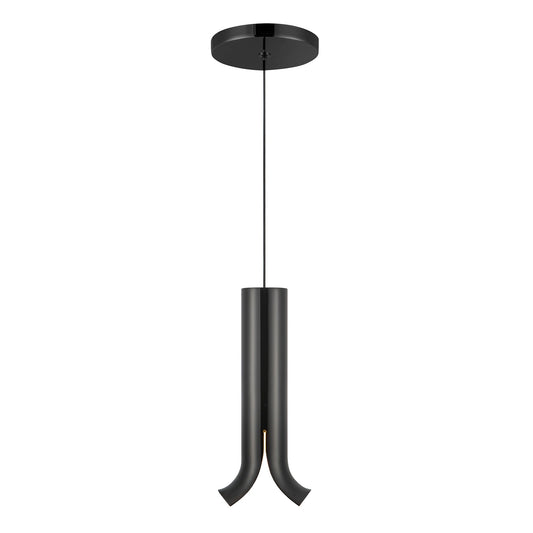 Husk LED Pendant in Glossy Black Finish | Kuzco Lighting