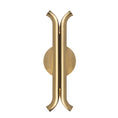 Load image into Gallery viewer, Husk LED Wall Sconce in Metallic Brass Finish | Kuzco Lighting
