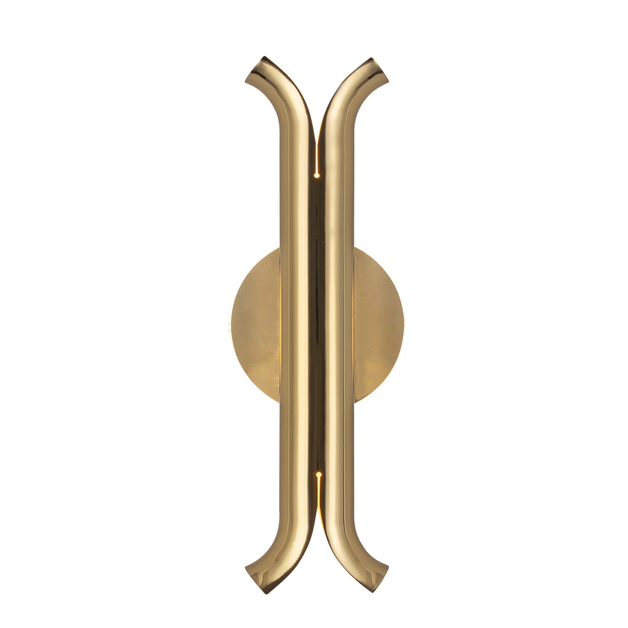 Husk LED Wall Sconce in Metallic Brass Finish | Kuzco Lighting