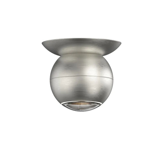 Hemisphere LED Flushmount - Natural Anodized