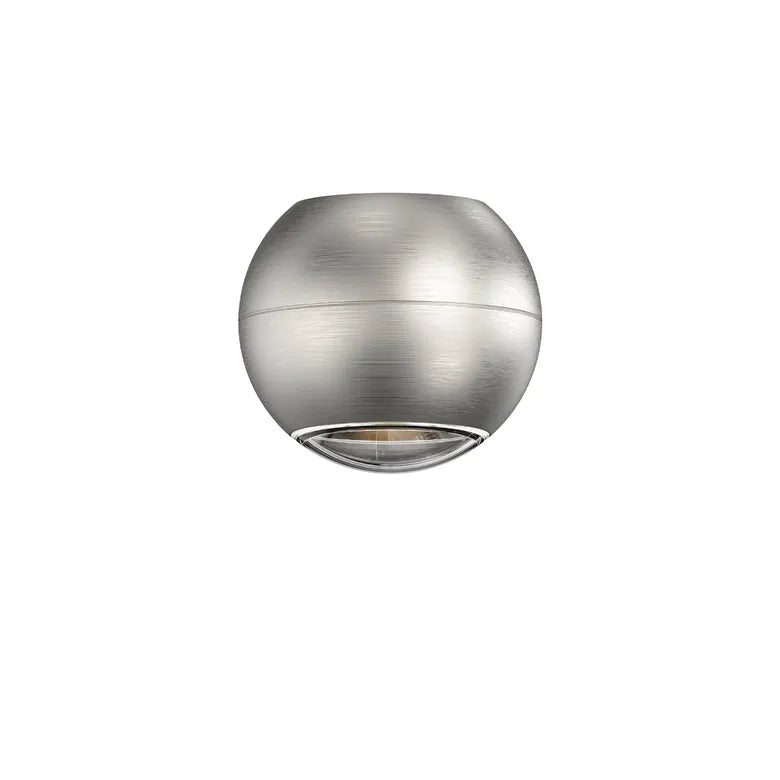 Hemisphere LED Flushmount - Natural Anodized