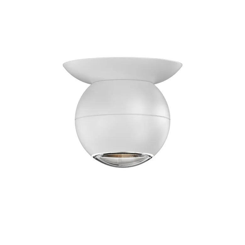 Hemisphere LED Flushmount - White