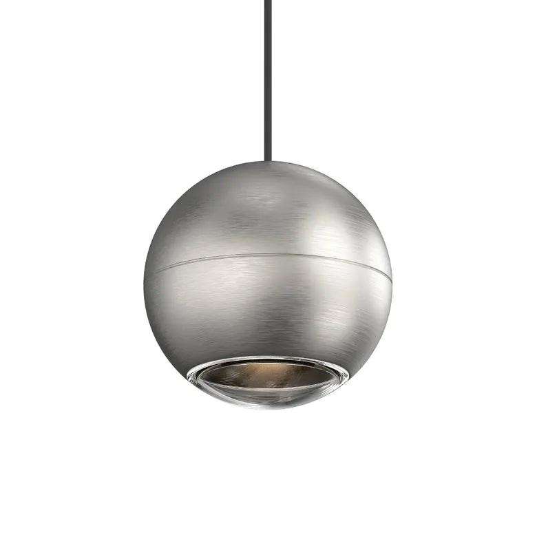 Hemisphere LED Mini Pendant - Natural Anodized