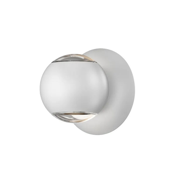 Hemisphere Up/Down LED Wall Sconce - Textured White