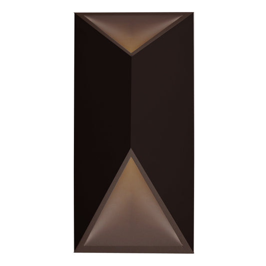 Indio LED Exterior Wall Sconce in Bronze Finish | Kuzco Lighting