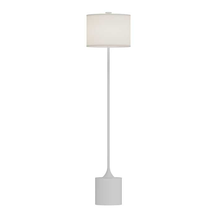 Issa 61-in White/Ivory Linen 1 Light Floor Lamp by Alora Lighting | FL418761WHIL | Alora Lighting