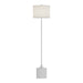 Issa 61-in White/Ivory Linen 1 Light Floor Lamp by Alora Lighting | FL418761WHIL | Alora Lighting