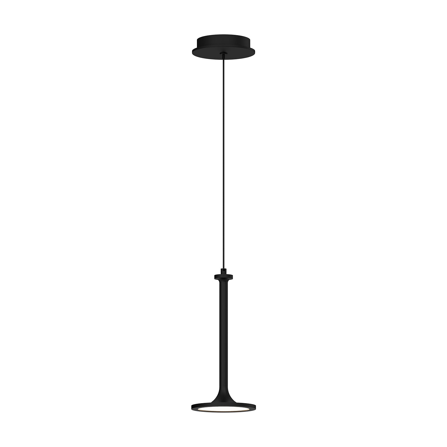 Issa 6-in Matte Black LED Pendant by Alora Lighting | PD418006MB-UNV | Alora Lighting