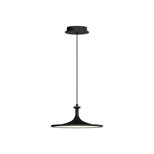 Issa 12-in Matte Black LED Pendant by Alora Lighting | PD418012MB-UNV | Alora Lighting