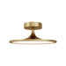 Issa 12-in Brushed Gold LED Semi Flush Mount by Alora Lighting | SF418012BG-UNV | Alora Lighting