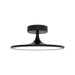 Issa 12-in Matte Black LED Semi Flush Mount by Alora Lighting | SF418012MB-UNV | Alora Lighting