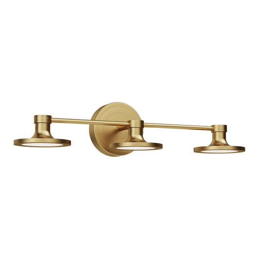 Issa 21-in Brushed Gold LED Vanity Light by Alora Lighting | VL418021BG-UNV | Alora Lighting
