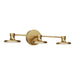 Issa 21-in Brushed Gold LED Vanity Light by Alora Lighting | VL418021BG-UNV | Alora Lighting