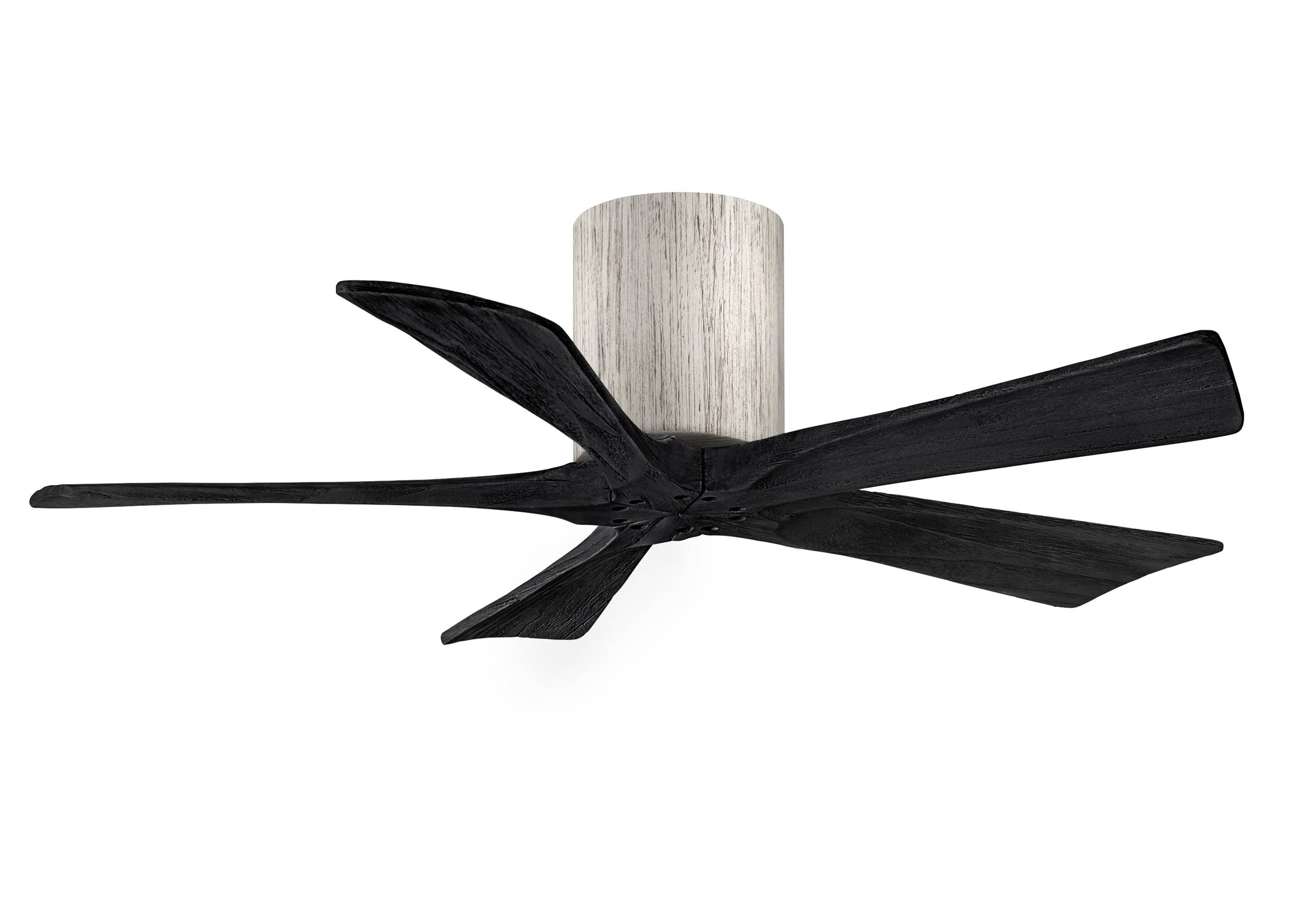 Irene Hugger 5-Blade Ceiling Fan - Barn Wood Finish with Matte Black Blades