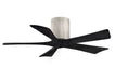 Irene Hugger 5-Blade Ceiling Fan - Barn Wood Finish with Matte Black Blades