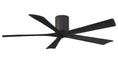 Load image into Gallery viewer, Irene Hugger 5-Blade Ceiling Fan - Textured Bronze Finish with Matte Black Blades
