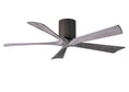 Load image into Gallery viewer, Irene Hugger 5-Blade Ceiling Fan - Textured Bronze Finish with Barn Wood Blades 
