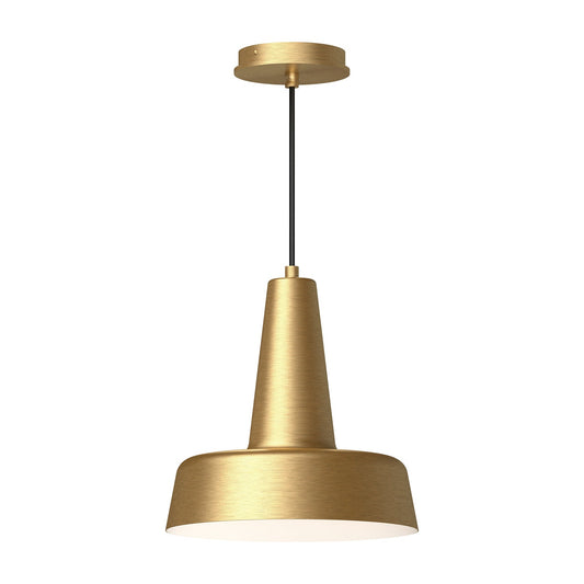 Juliana 11-in Brushed Gold 1 Light Pendant by Alora Lighting | PD527811BG | Alora Lighting
