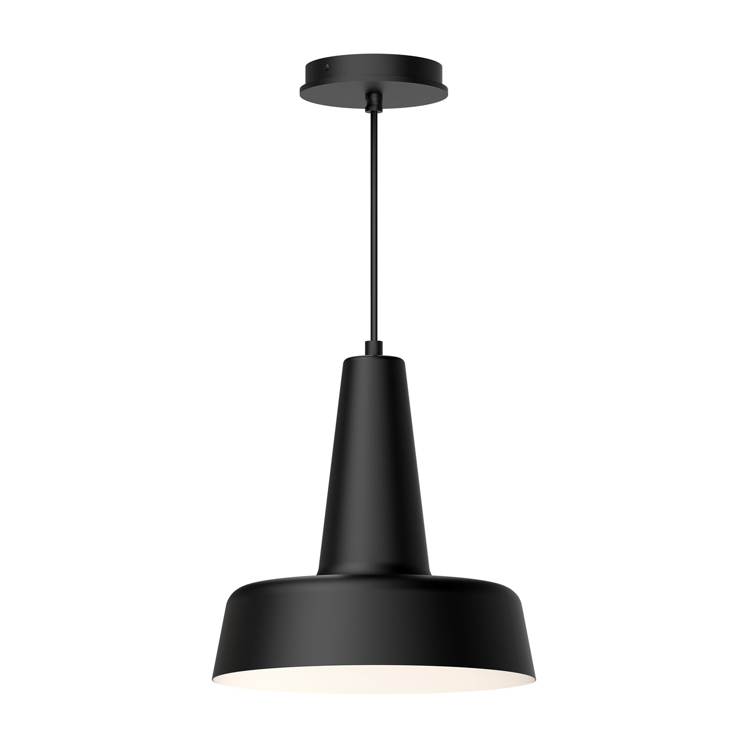Juliana 11-in Matte Black 1 Light Pendant by Alora Lighting | PD527811MB | Alora Lighting