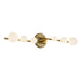 Cypress LED Vanity in Brushed Gold/Opal Glass Finish | Kuzco Lighting