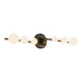 Cypress LED Vanity in Black/Opal Glass Finish | Kuzco Lighting