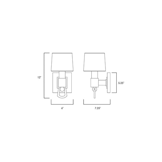 Jefferson Wall Sconce diagram