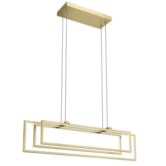 Jestin LED Linear Suspension - Champagne Gold