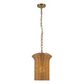 Load image into Gallery viewer, Kai 11-in Brushed Gold Socket Pendant by Alora Lighting | PD641011BG | Alora Lighting
