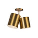 Keiko Semi-Flush  in Brushed Gold Finish | Kuzco Lighting
