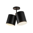 Load image into Gallery viewer, Keiko Semi-Flush  in Black Finish | Kuzco Lighting
