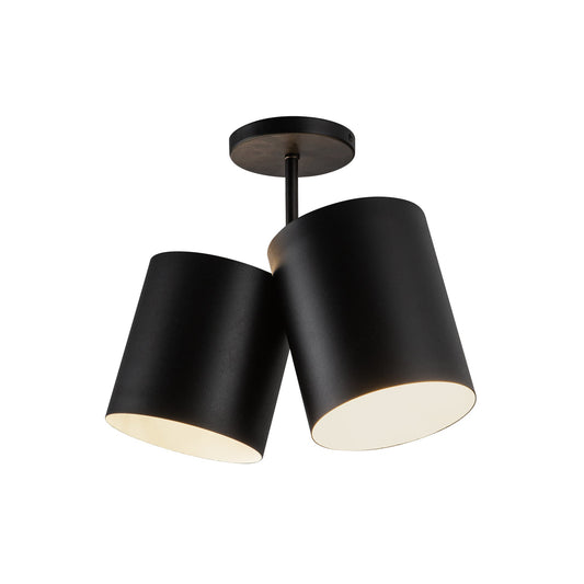 Keiko Semi-Flush  in Black Finish | Kuzco Lighting