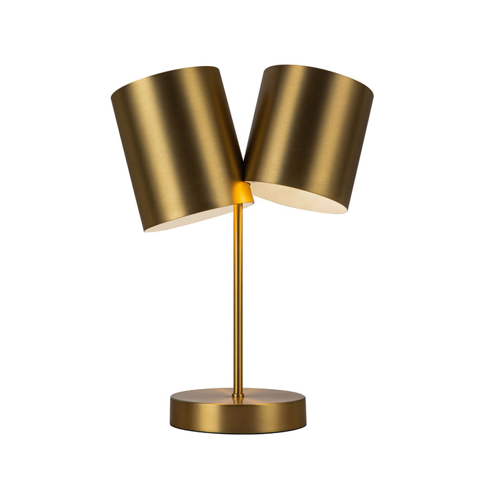 Keiko Table Lamp in Brushed Gold Finish | Kuzco Lighting