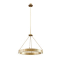 Load image into Gallery viewer, Kensington 30-in Vintage Brass LED Pendant by Alora Lighting | PD361230VB-UNV | Alora Lighting
