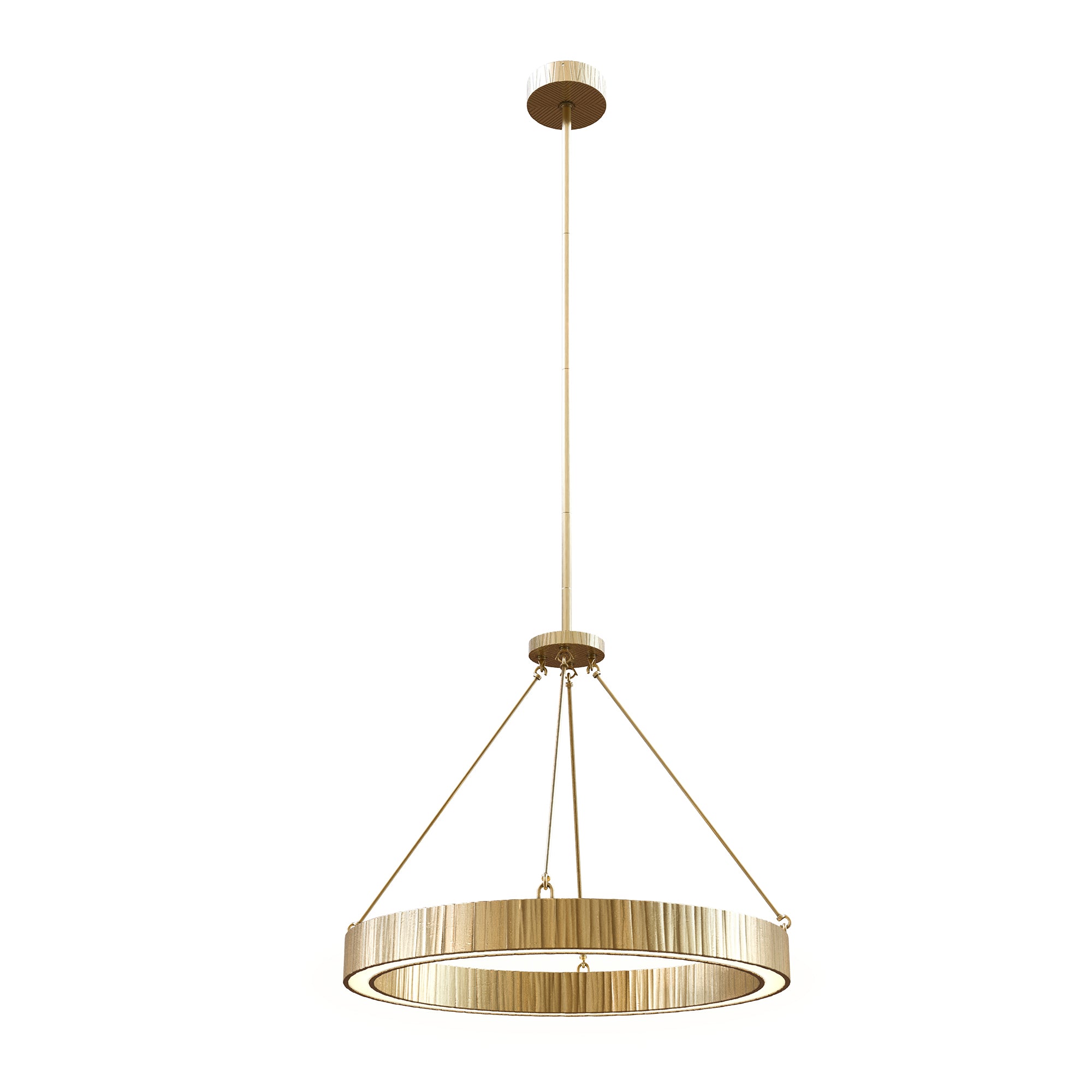 Kensington 30-in Vintage Brass LED Pendant by Alora Lighting | PD361230VB-UNV | Alora Lighting