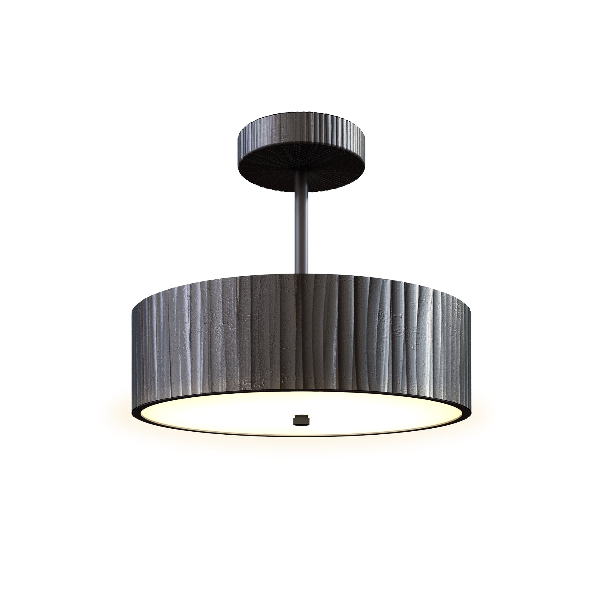 Kensington 12-in Urban Bronze LED Semi Flush Mount by Alora Lighting | SF361212UB | Alora Lighting