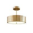 Load image into Gallery viewer, Kensington 12-in Vintage Brass LED Semi Flush Mount by Alora Lighting | SF361212VB | Alora Lighting

