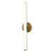 Kensington 30-in Vintage Brass LED Wall/Vanity by Alora Lighting | WV361230VB | Alora Lighting