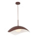 Kirby Pendant in Burgundy Finish | Kuzco Lighting