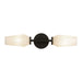 Krysta 20-in Matte Black/Opal Glass 2 Lights Wall Vanity by Alora Lighting | WV424720MBOP | Alora Lighting