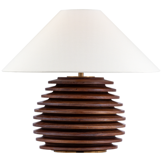 Crenelle 20" Stacked Table Lamp