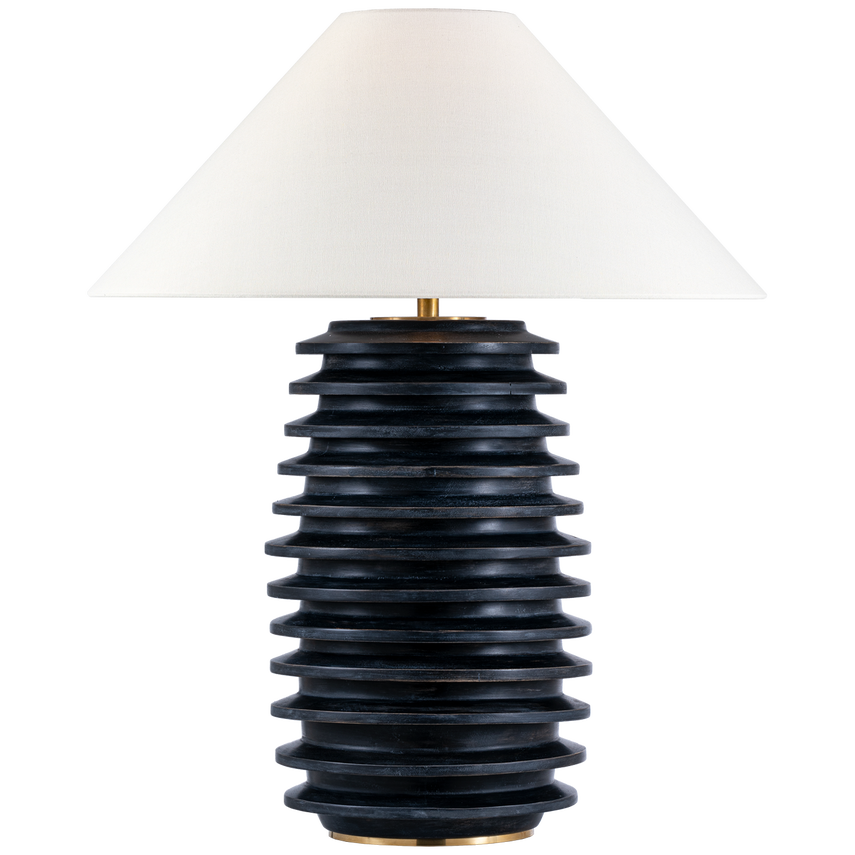 Crenelle 27" Stacked Table Lamp